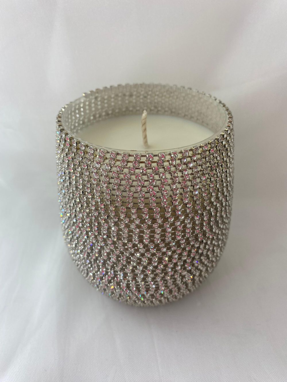 Diamant&eacute; crystal Christmas keepsake candle