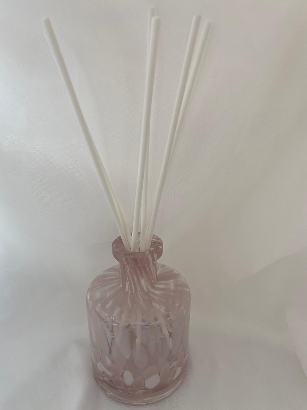 Pink leopard reed diffuser