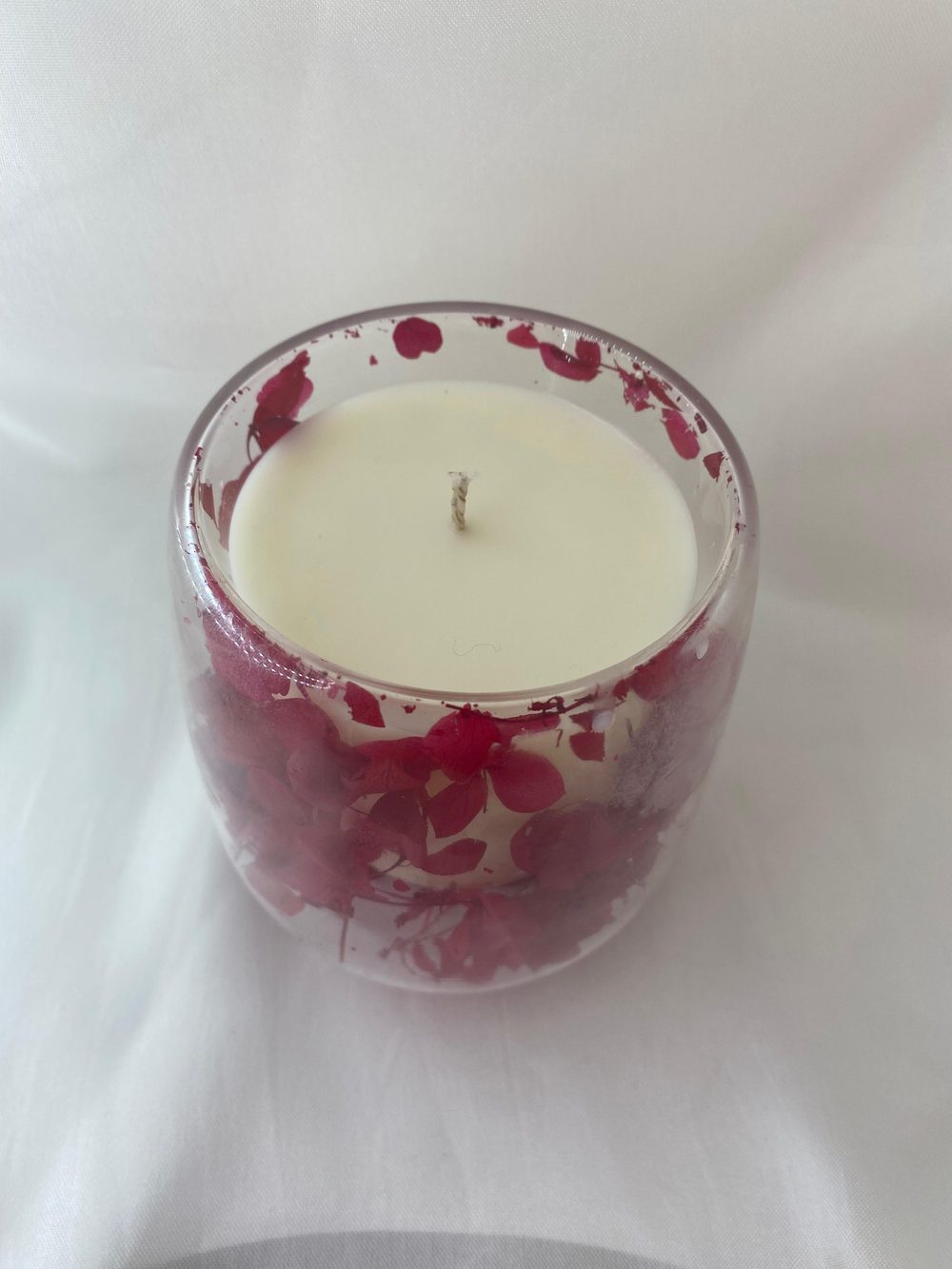 Red Petal keepsake candle